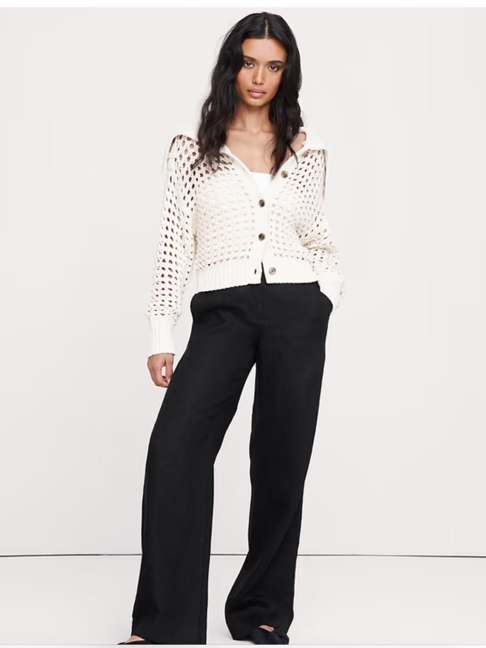 Banana Republic The Everyday Wise Leg Pant Linen
